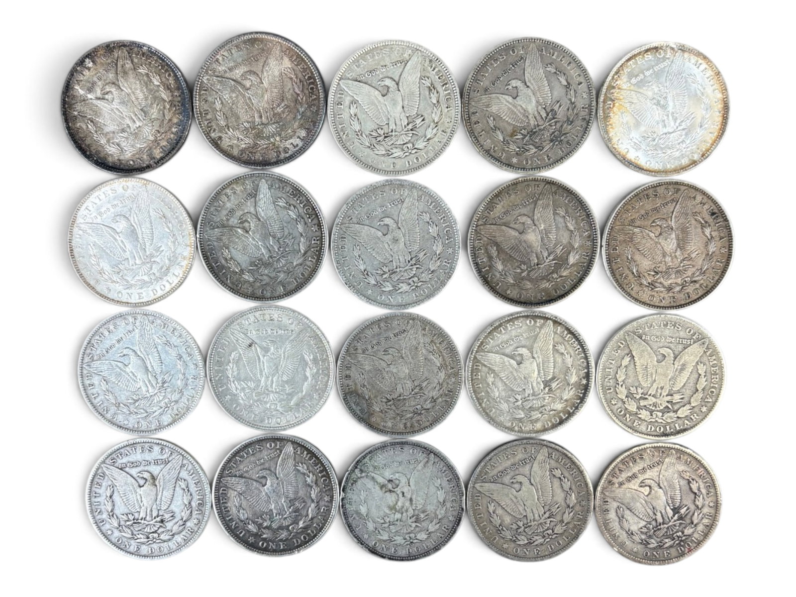 (20) Morgan Dollars - 2