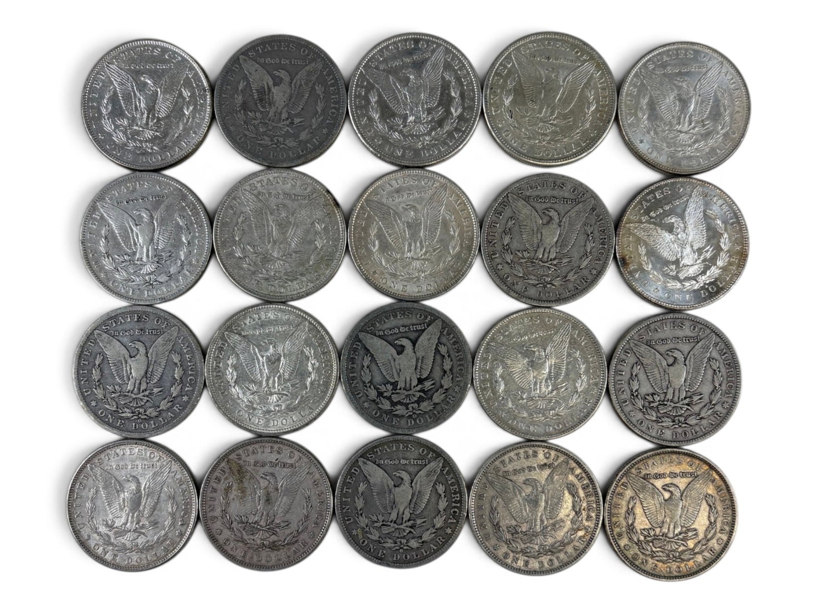 (20) Morgan Dollars - 2