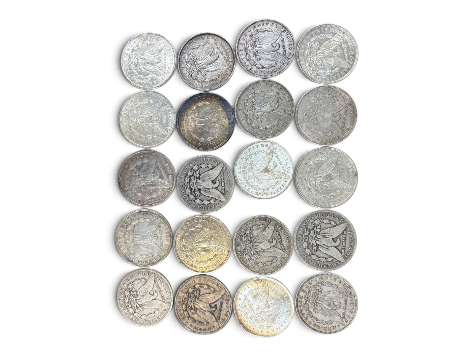 (20) Morgan Dollars - 2