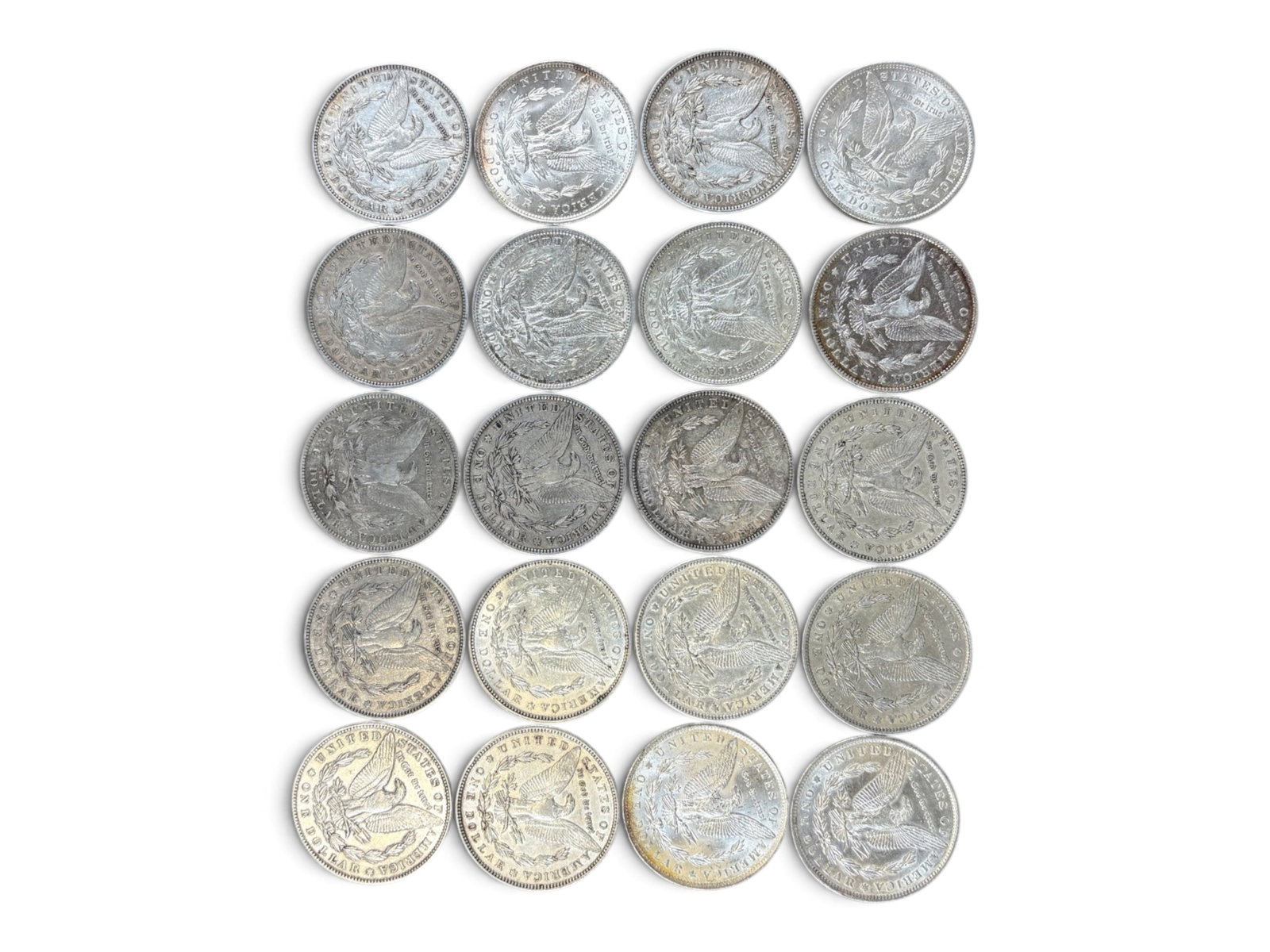 (20) Morgan Dollars - 2