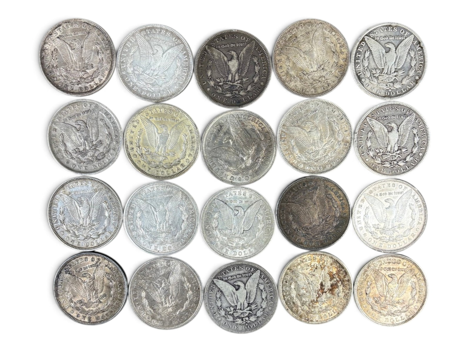 (20) Morgan Dollars - 2