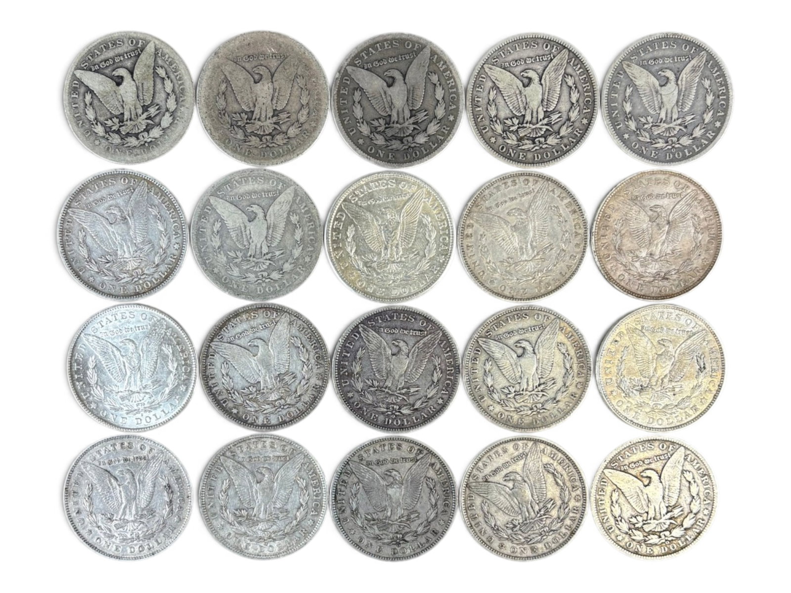 (20) Morgan Dollars - 2