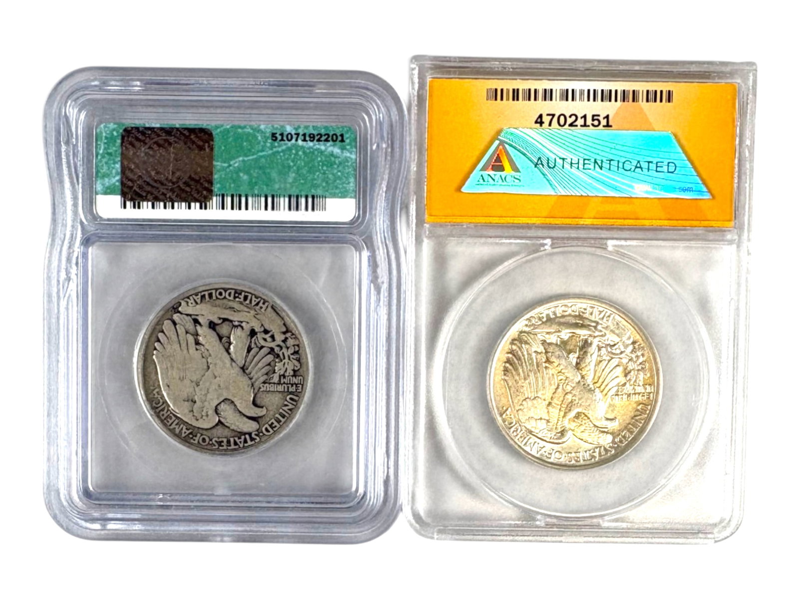 (10) Graded Half Dollars - 11