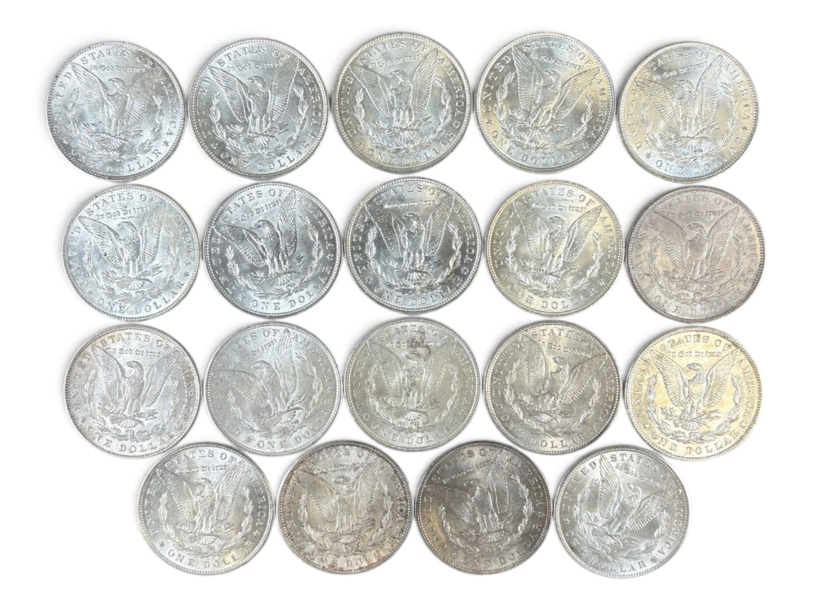 (19) 1900 Morgan Dollars - 2