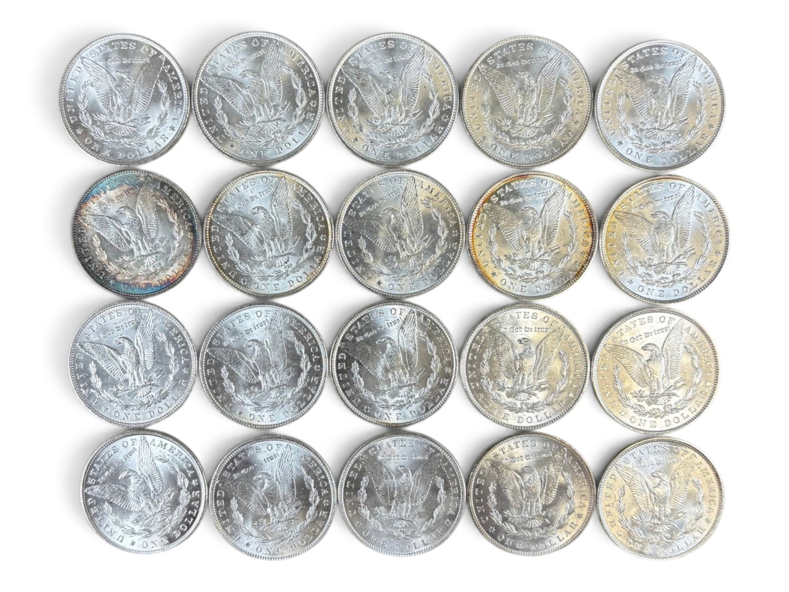 (20) 1887 Morgan Dollars - 2