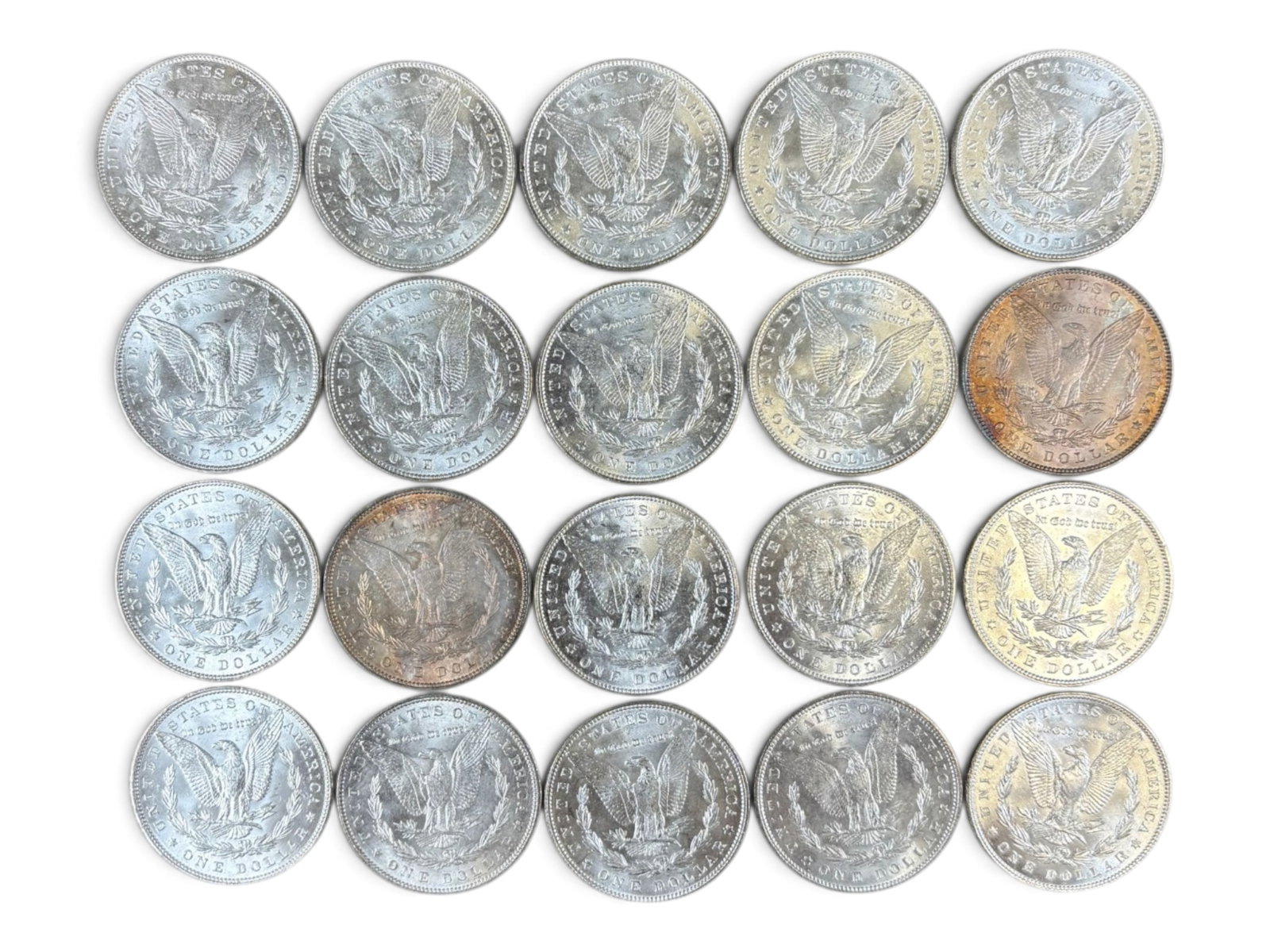 (20) 1887 Morgan Dollars - 2