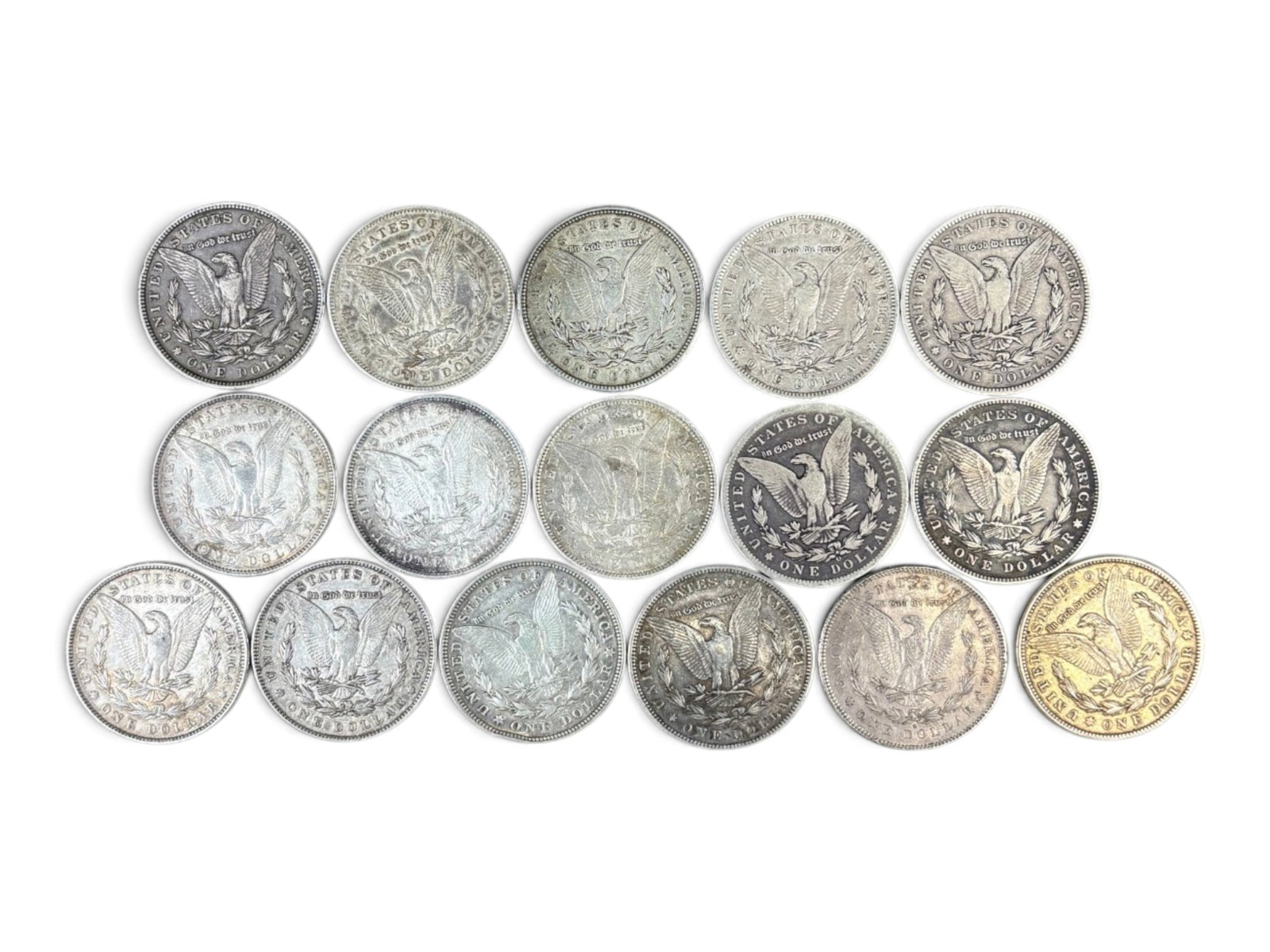 (16) Morgan Dollars - 2