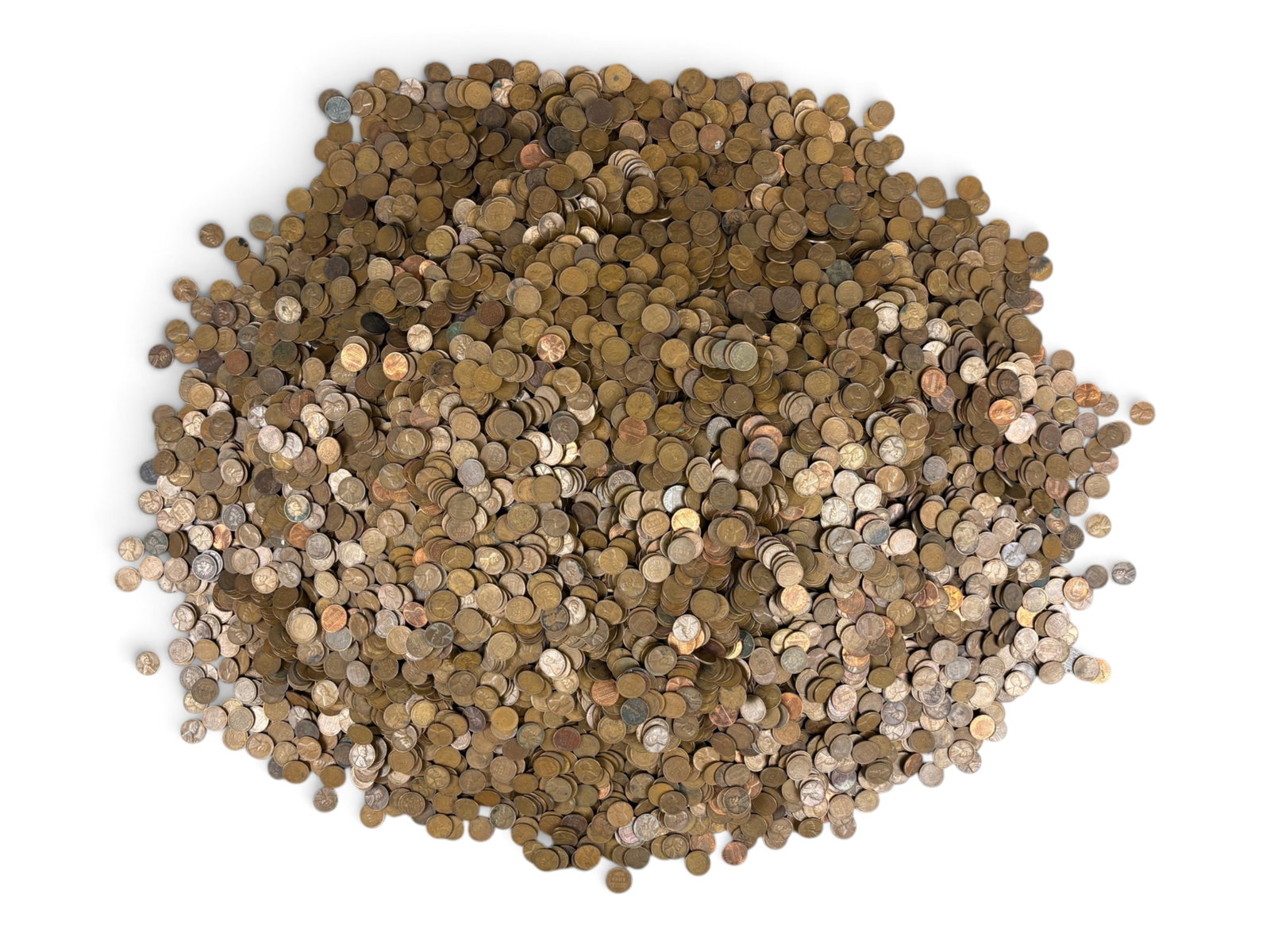 Estate Wheat Penny Hoard! Approx. 80+ Pounds: Estate Penny Hoard, approx. 80+ pounds. Predominantly Wheat Cents, with some Memorial cents (appear to be all, or at least substantially copper 1982 and earlier, but there might be some later mixed