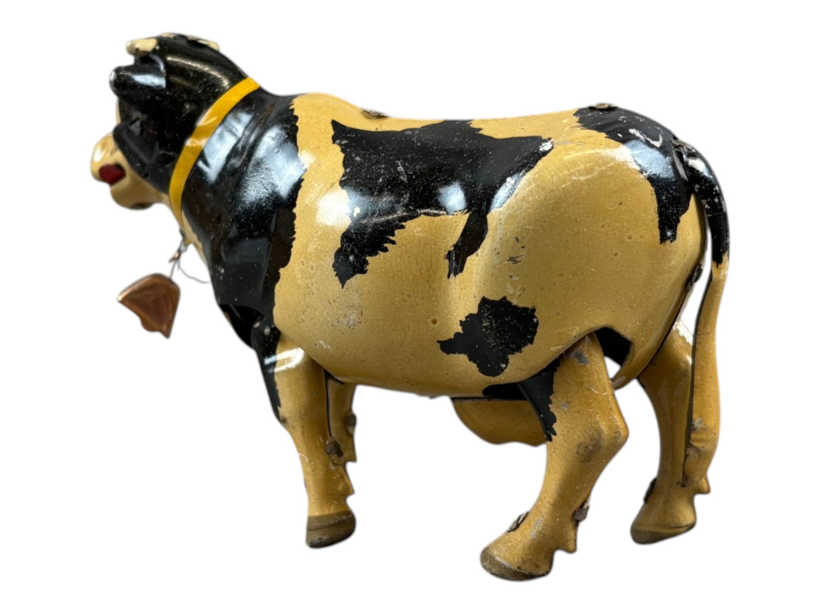 (2) Tin Litho Wind-Up Cows - 8