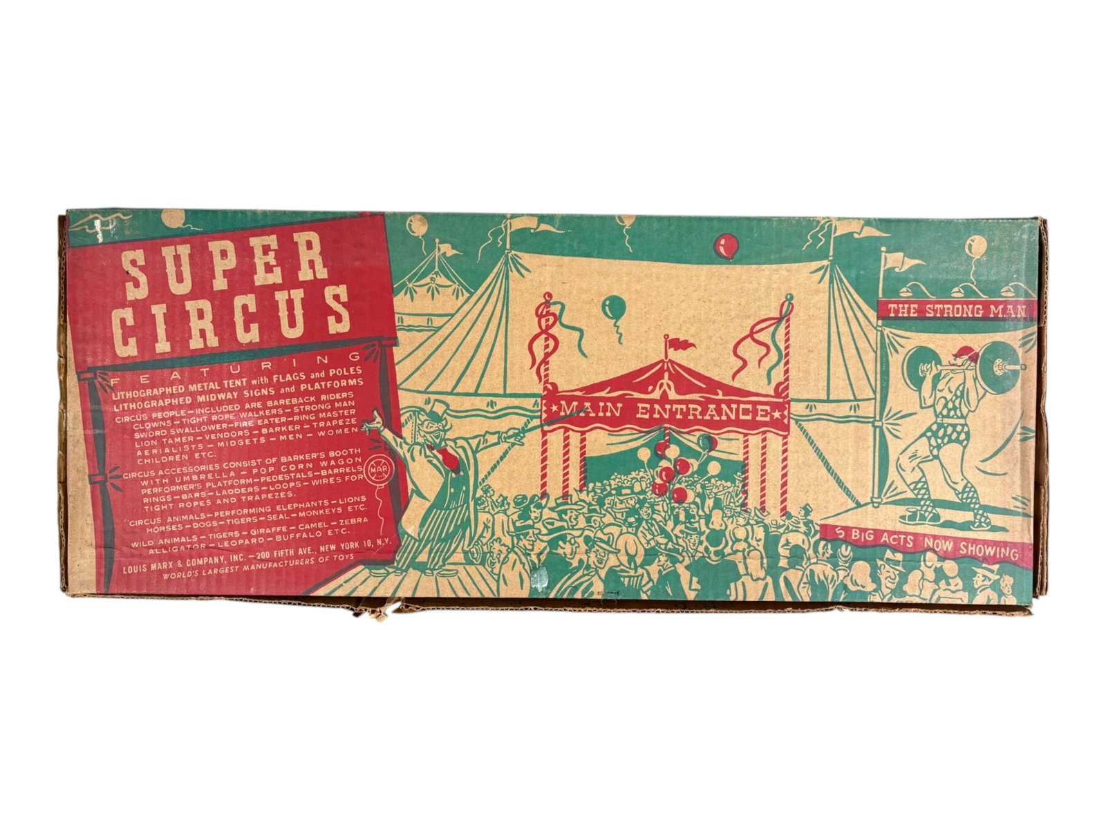 Boxed Marx Super Circus Playset (1 of 15)