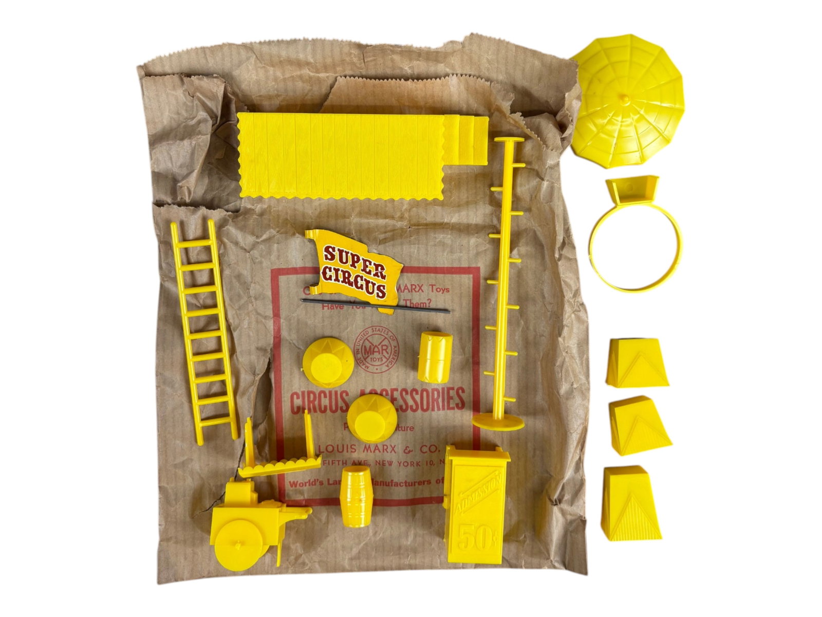 Boxed Marx Super Circus Playset - 7