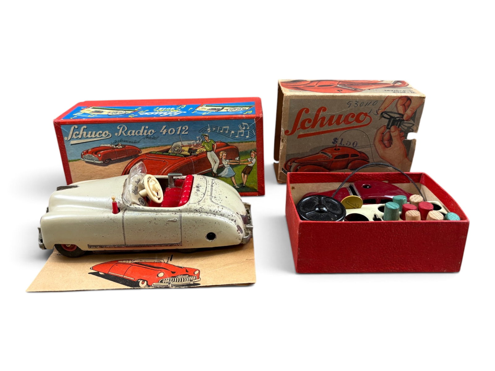 (2) Boxed Schuco Wind-Up Cars (1 of 15)