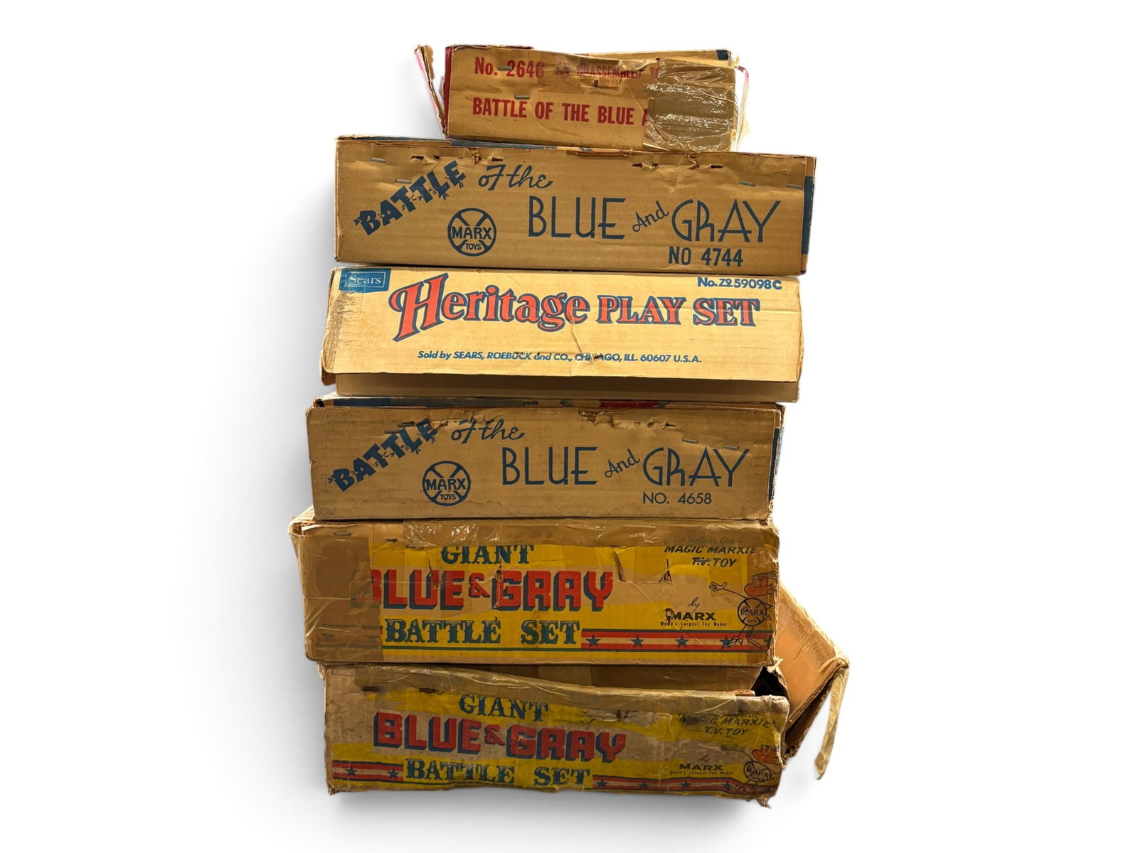 Large Marx The Blue & The Gray Parts Lot (1 of 14)