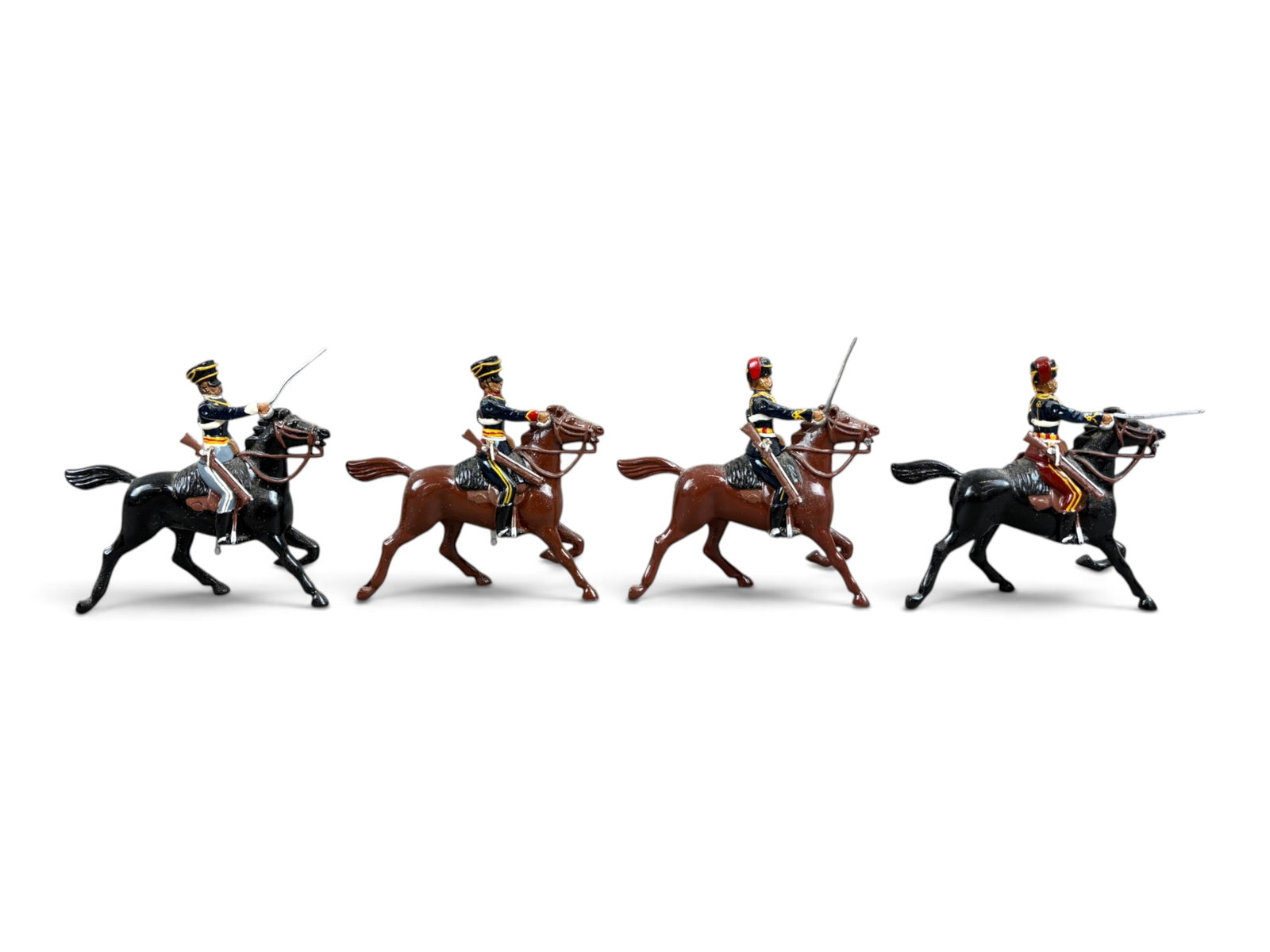36pc Modern Toy Soldier Lot: Nice clean examples, most are Britains. Examine photos for exact lot contents and condition. Shipping: Weiss Auctions offers full-service, in-house shipping for nearly all items in this auction. For a