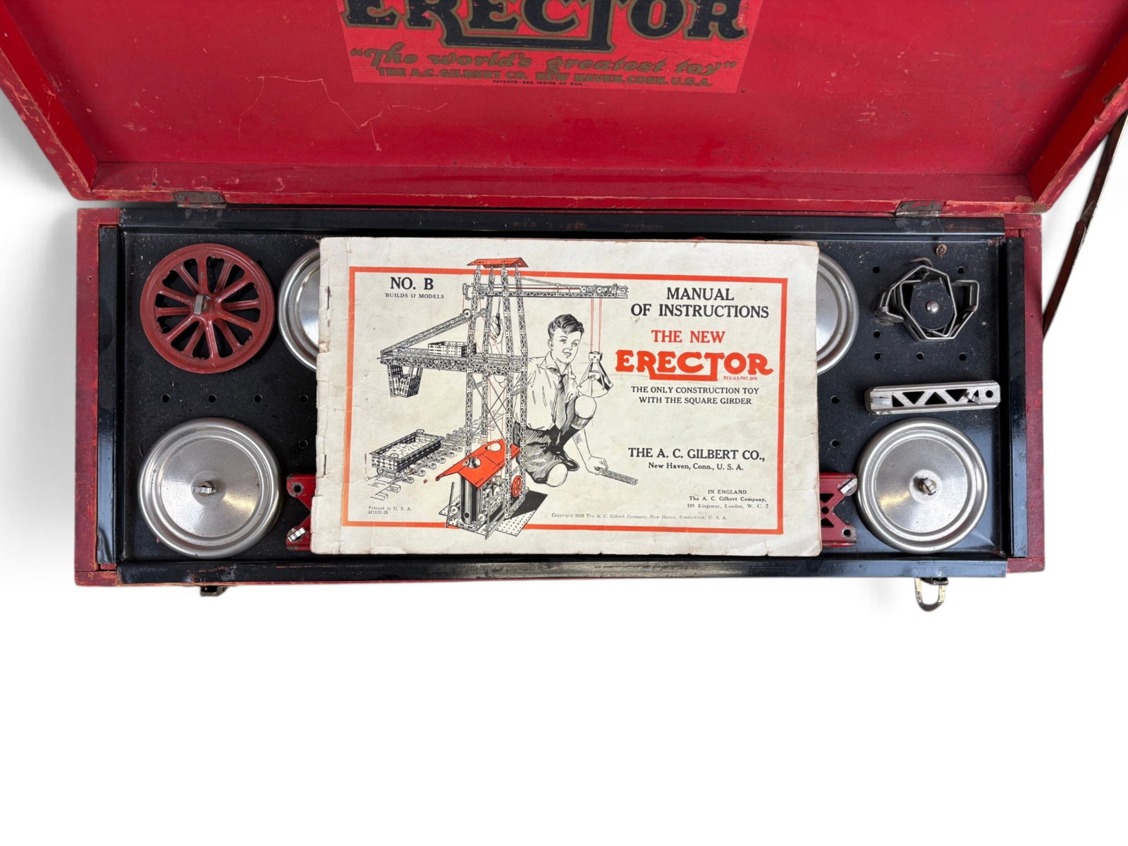 (2) A.C. Gilbert Erector No. B Accessory Sets - 4