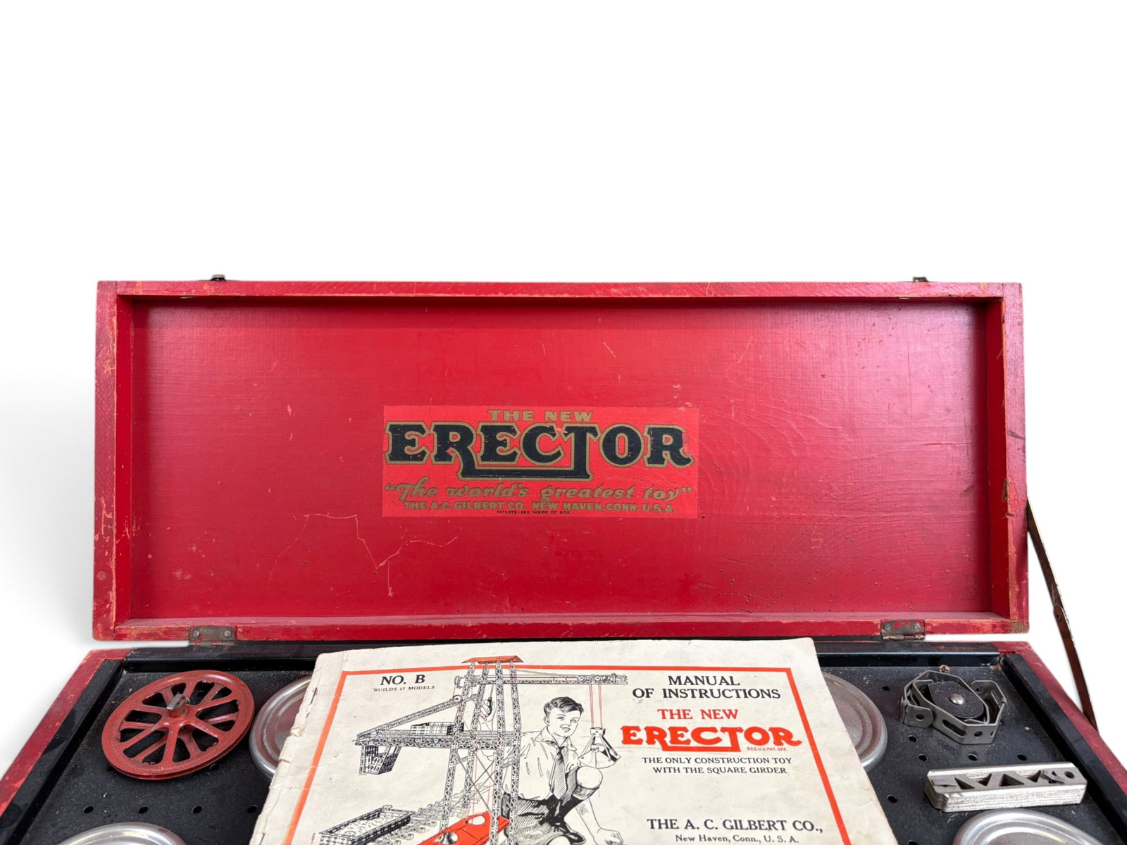 (2) A.C. Gilbert Erector No. B Accessory Sets - 5