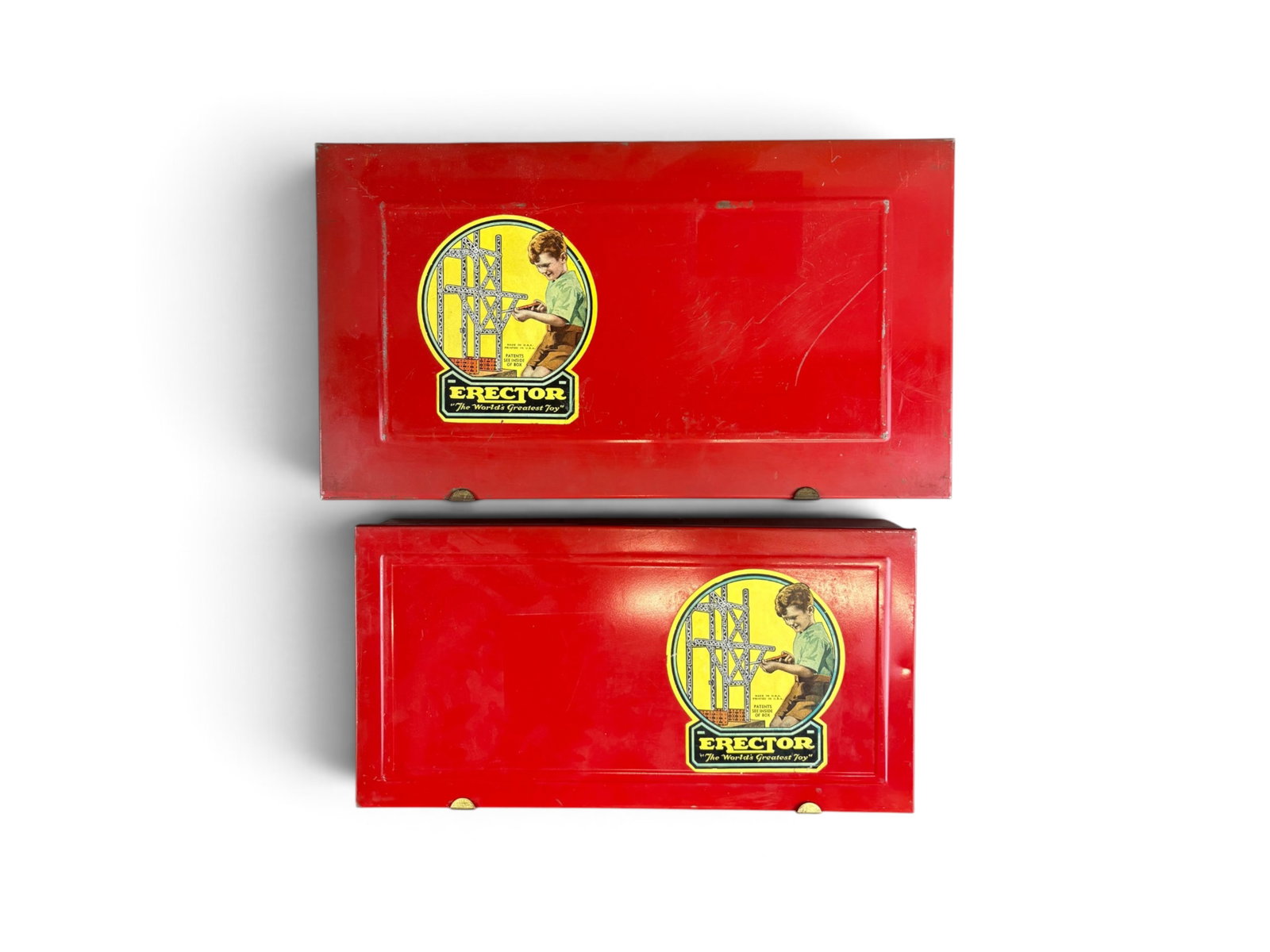 (2) Gilbert Erector Sets - No. 4-1/2 & No. 7-1/2 (1 of 10)