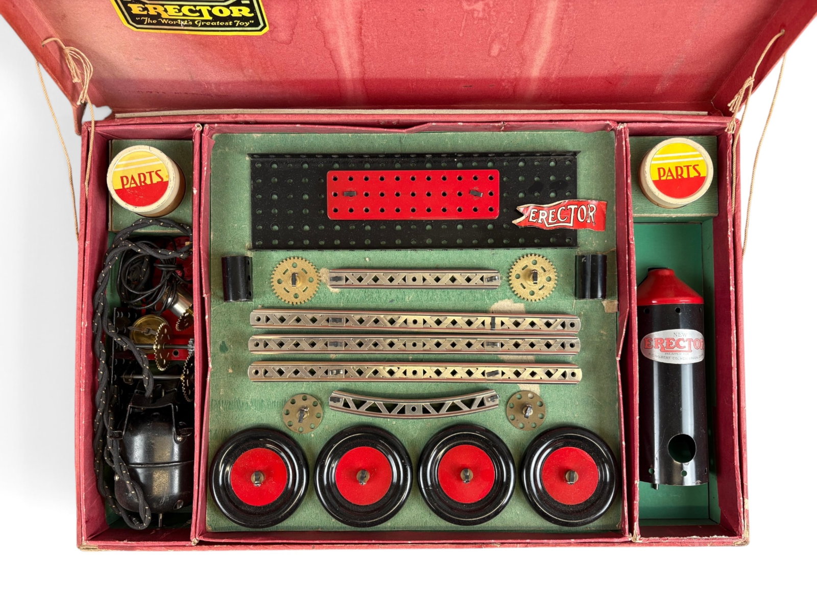 Scarce 1946 Sears No. 7 A.C. Gilbert Erector Set (1 of 8)