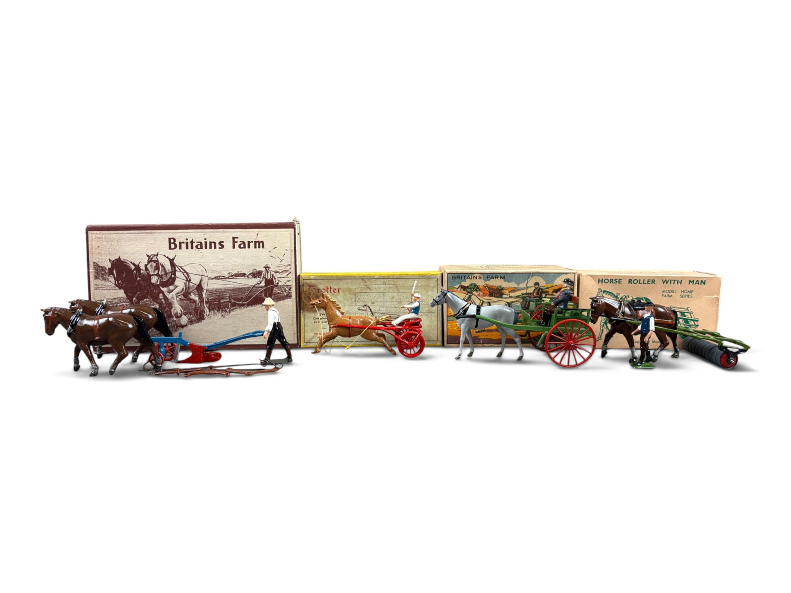 (4) Boxed Britains Farm & Horse Sets (1 of 9)