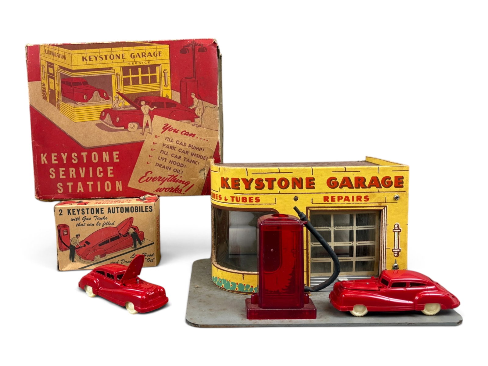 Boxed Keystone 143 Service Station Garage (1 of 15)