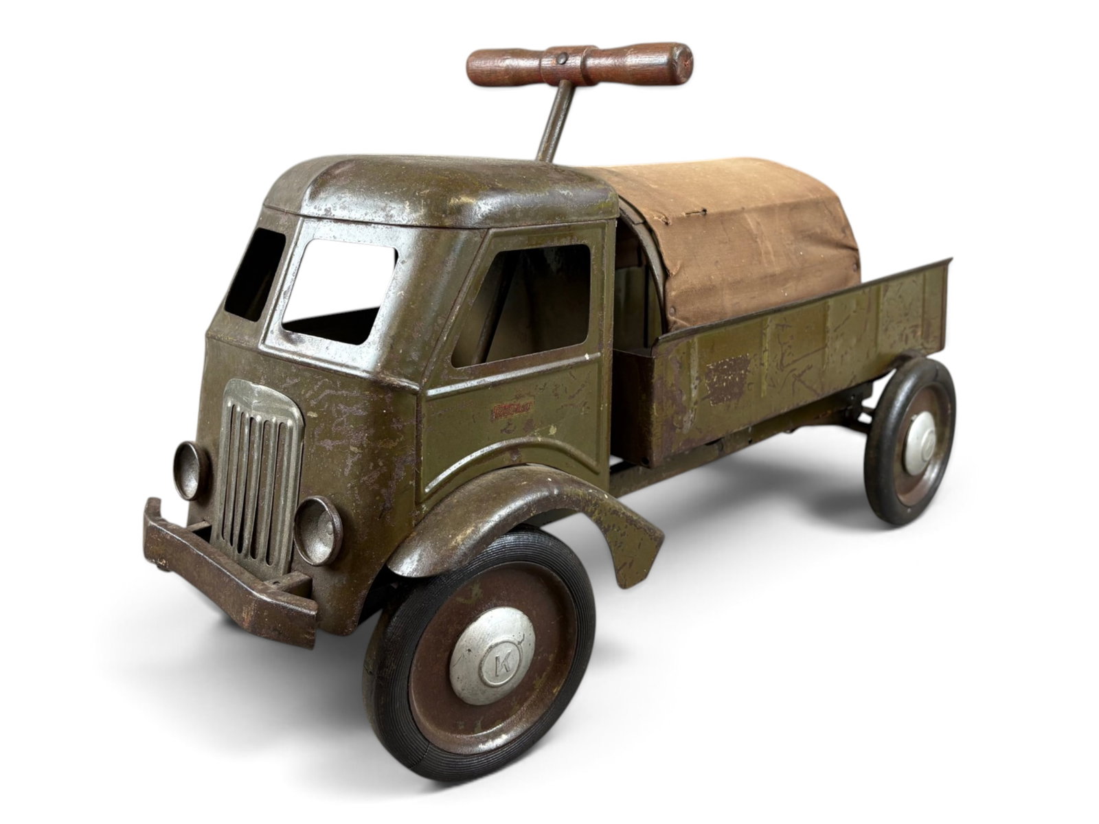 Keystone Pressed Steel Ride Em Army Truck (1 of 11)