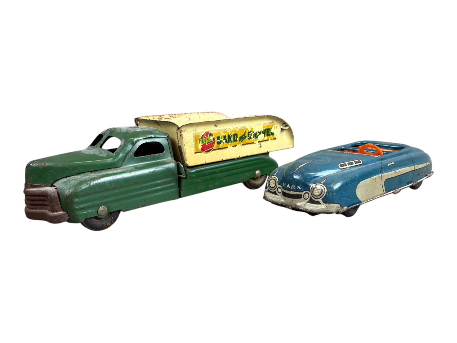 2 Pc Vehicle Lot, Buddy L Sand & Gravel & Other (1 of 12)