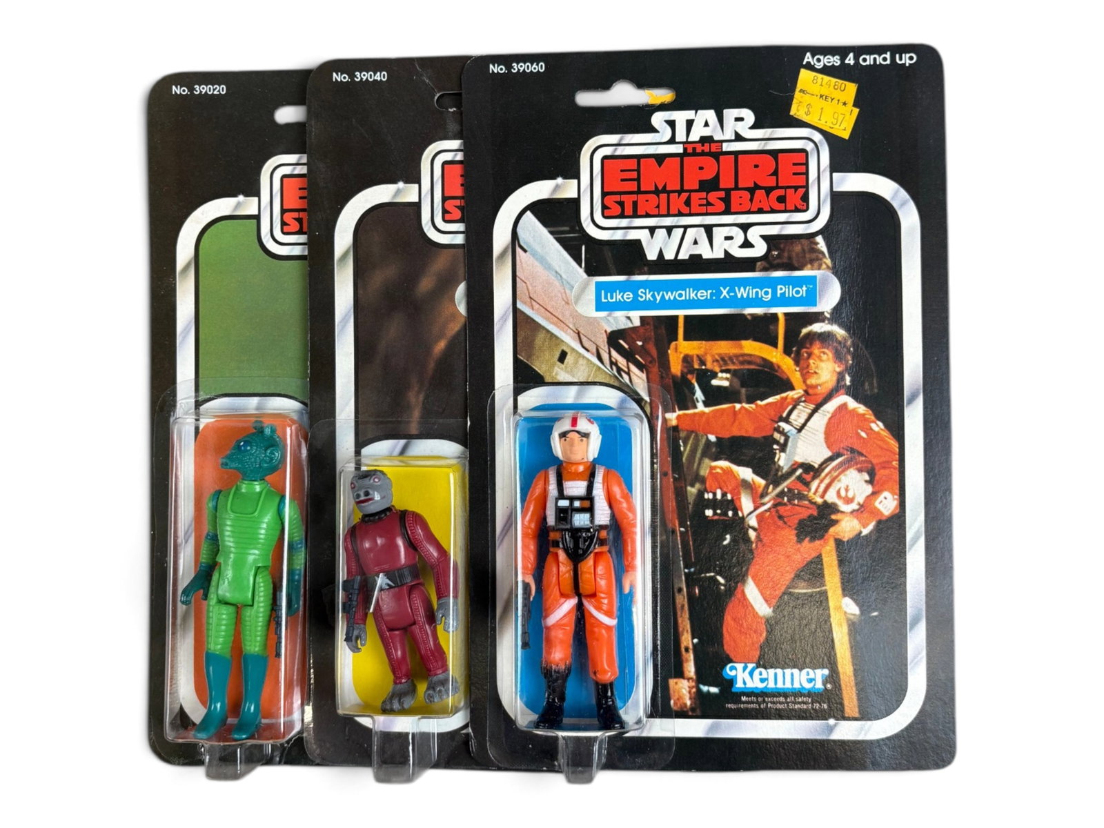 (3) MOC 1980 Star Wars ESB Action Figures 31 Back (1 of 10)