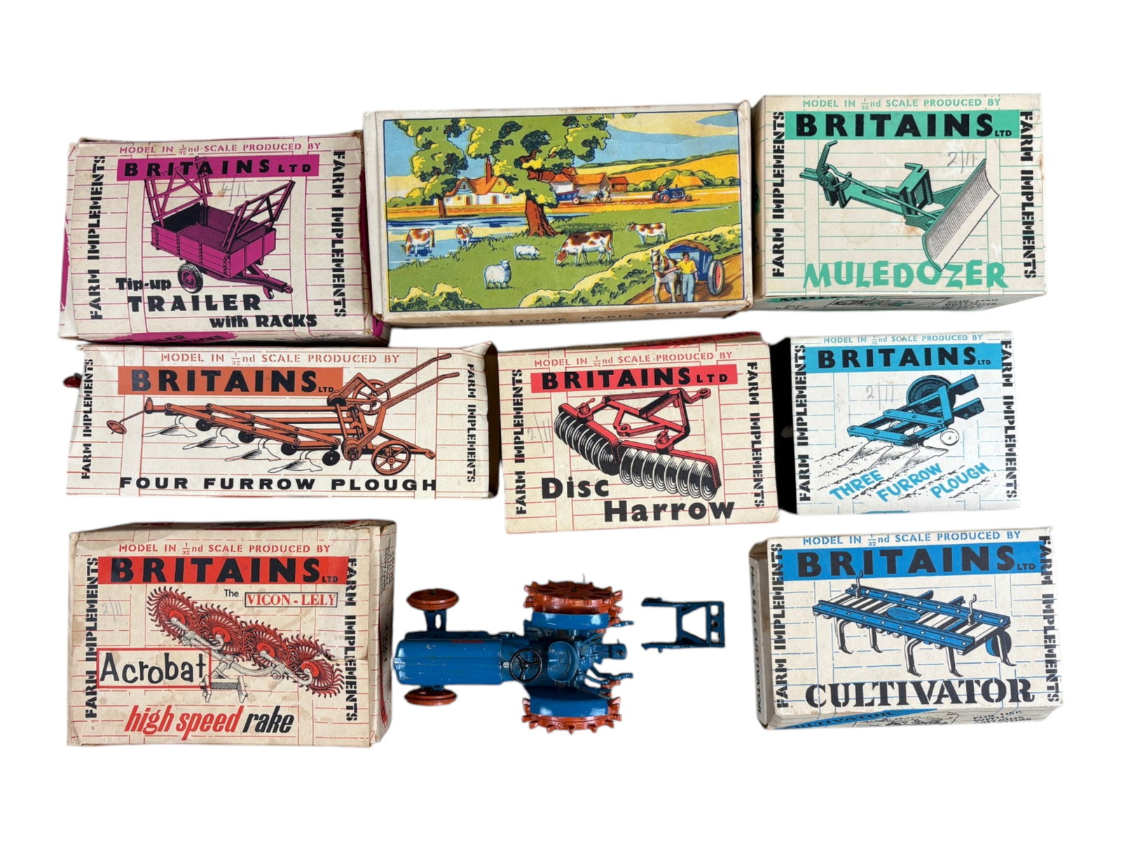 Group Lot of Britains Farm Models in Boxes (1 of 8)