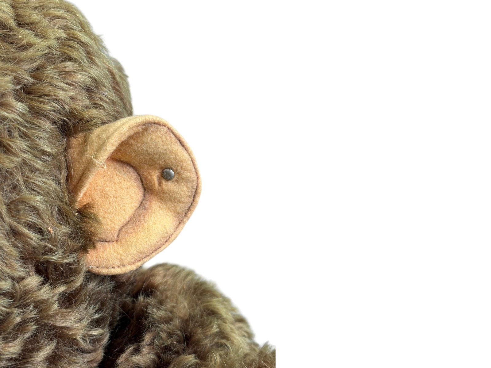 Large Steiff Studio Monkey, Button in Ear - 3