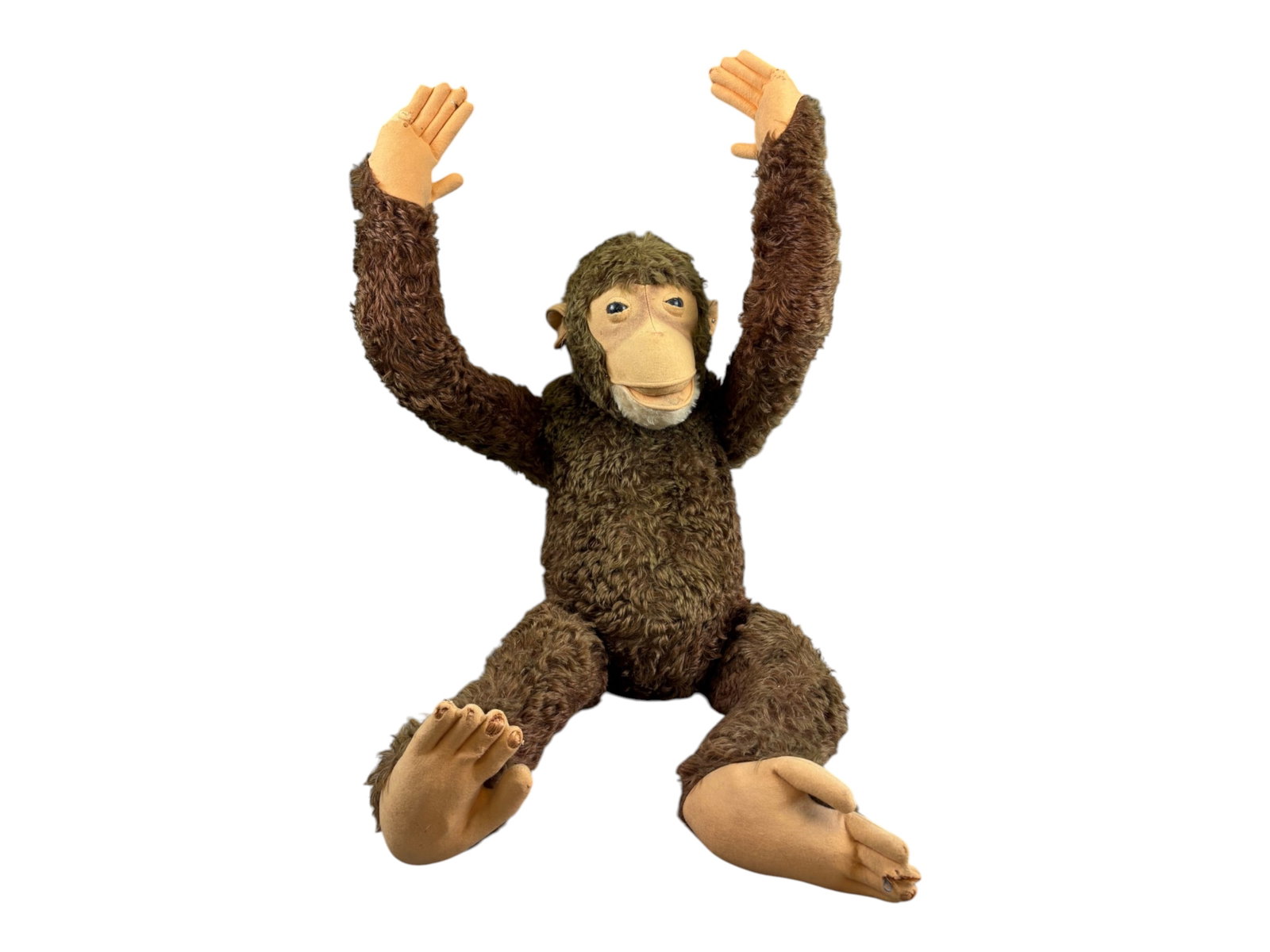 Large Steiff Studio Monkey, Button in Ear - 8