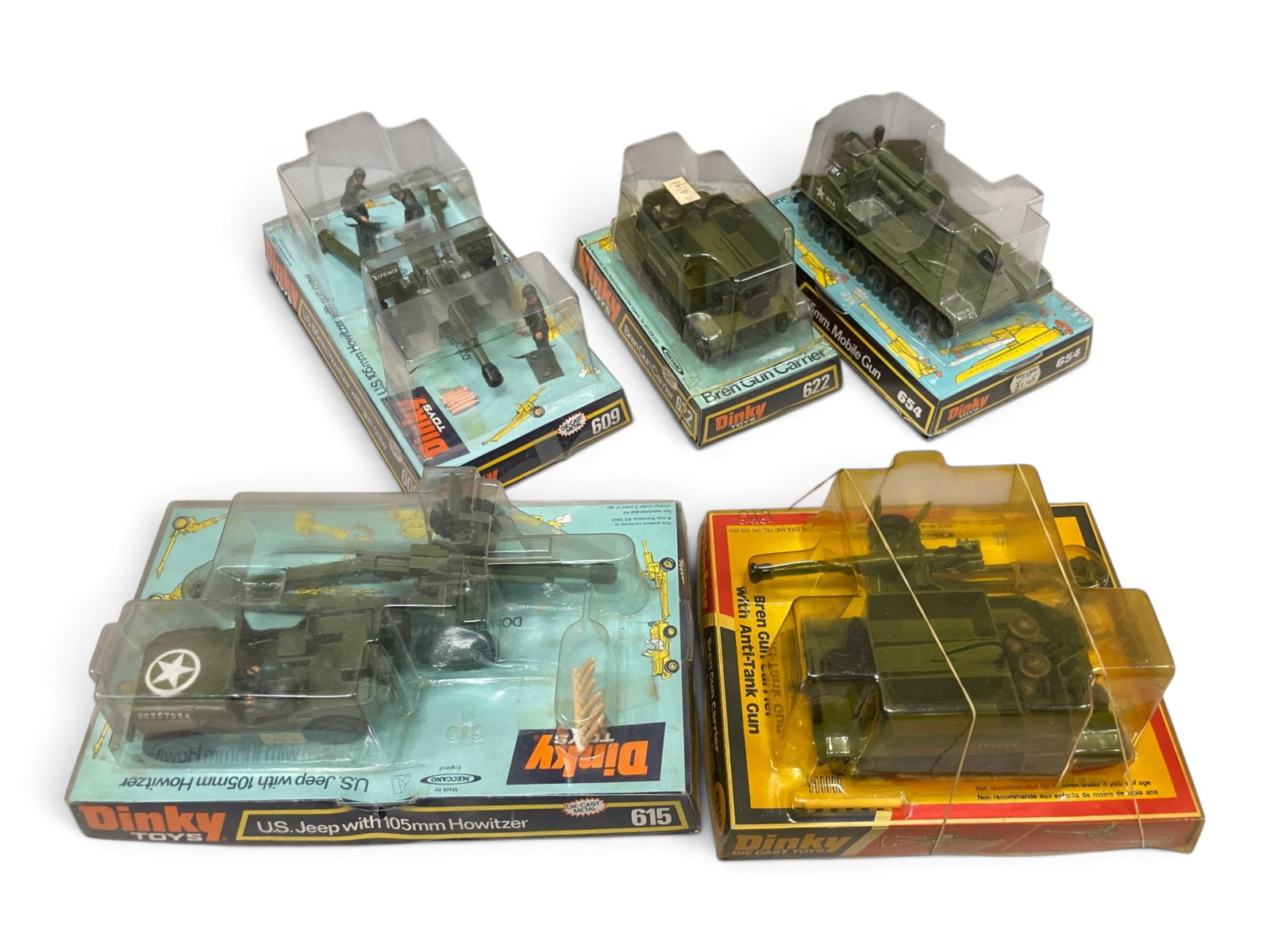 5 Boxed Dinky Military Vehicles (1 of 5)