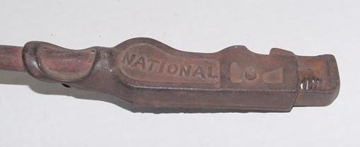 1909 "National" Cast Iron Cap Cane