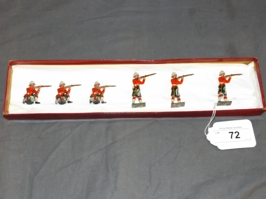 Britains Set # 157 Gordon Highlanders Boxed. (1 of 4)