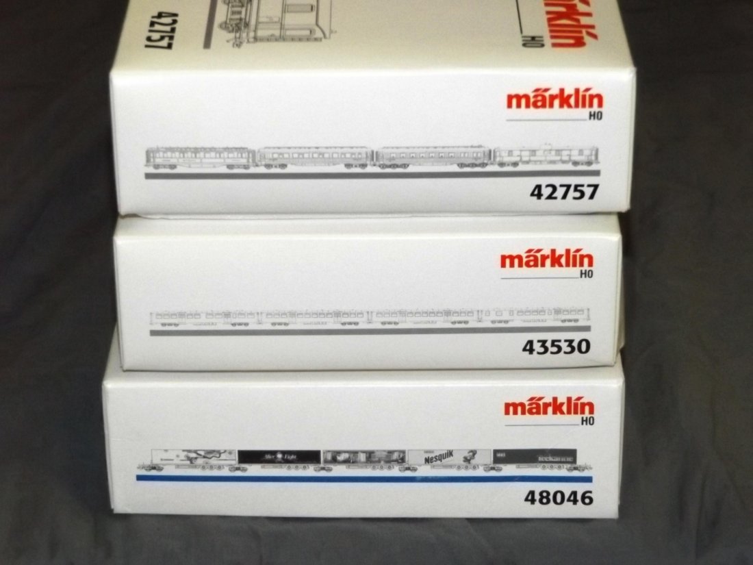 Lot of 3 Boxed Marklin HO Sets (1 of 2)