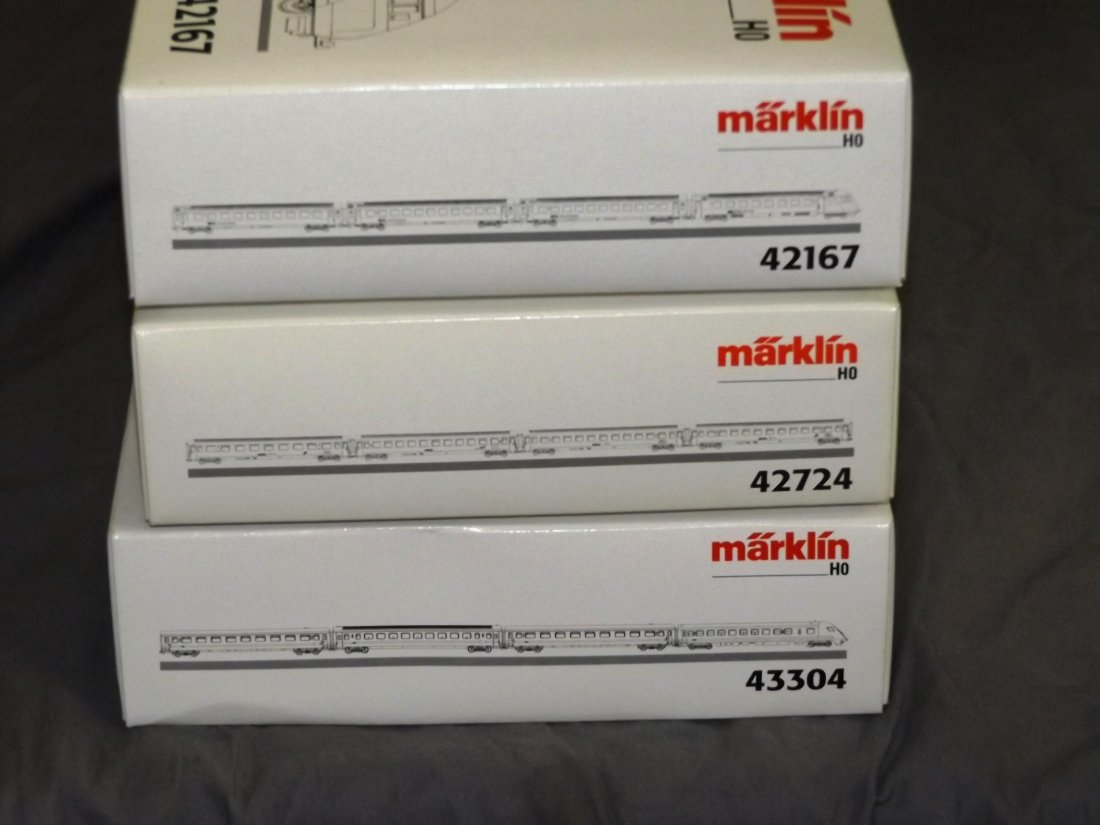 Lot of 3 Boxed Marklin HO Sets (1 of 2)