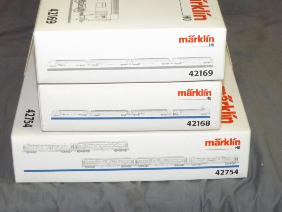 Lot of 3 Boxed Marklin HO Sets (1 of 2)