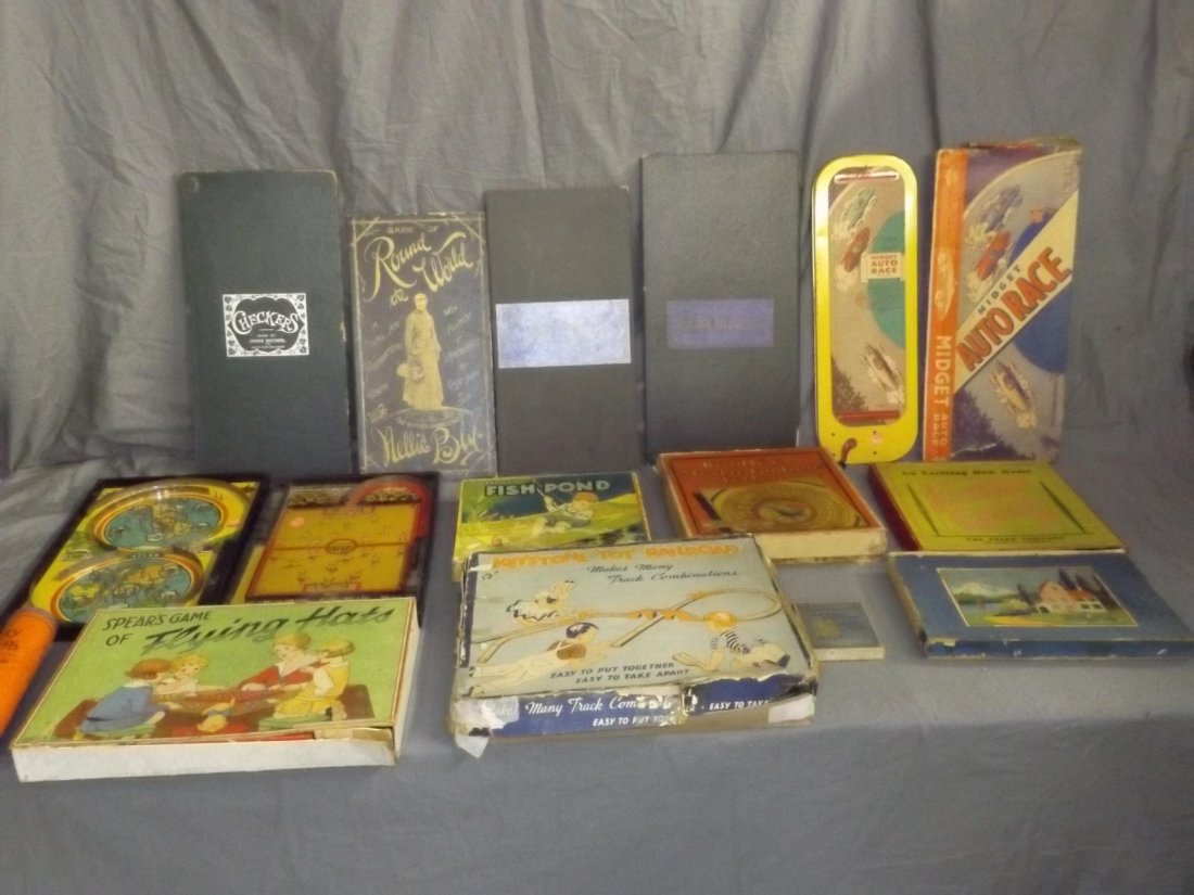 Box Lot of Vintage Games (1 of 4)