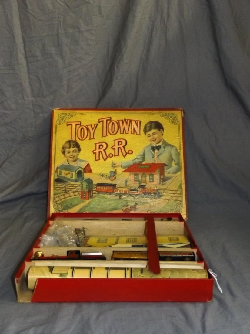 Boxed Toy Town R.R. Penny Toy Set, Parker Brothers (1 of 6)