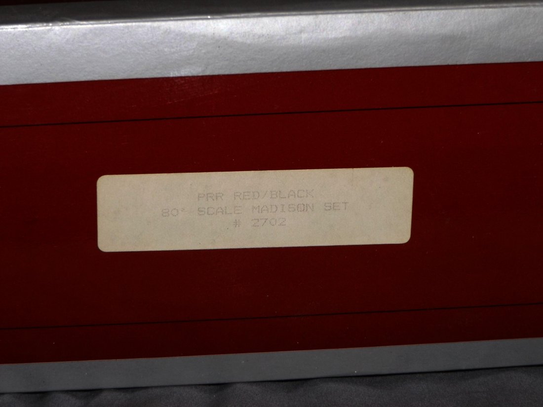 Williams 2702 PRR Madison 5 Car Passenger Set (1 of 2)