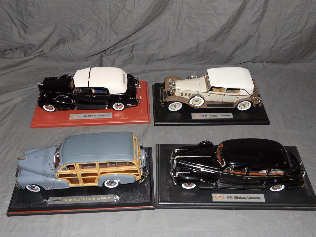 Lot of 4 Large Diecast Model Cars (1 of 4)