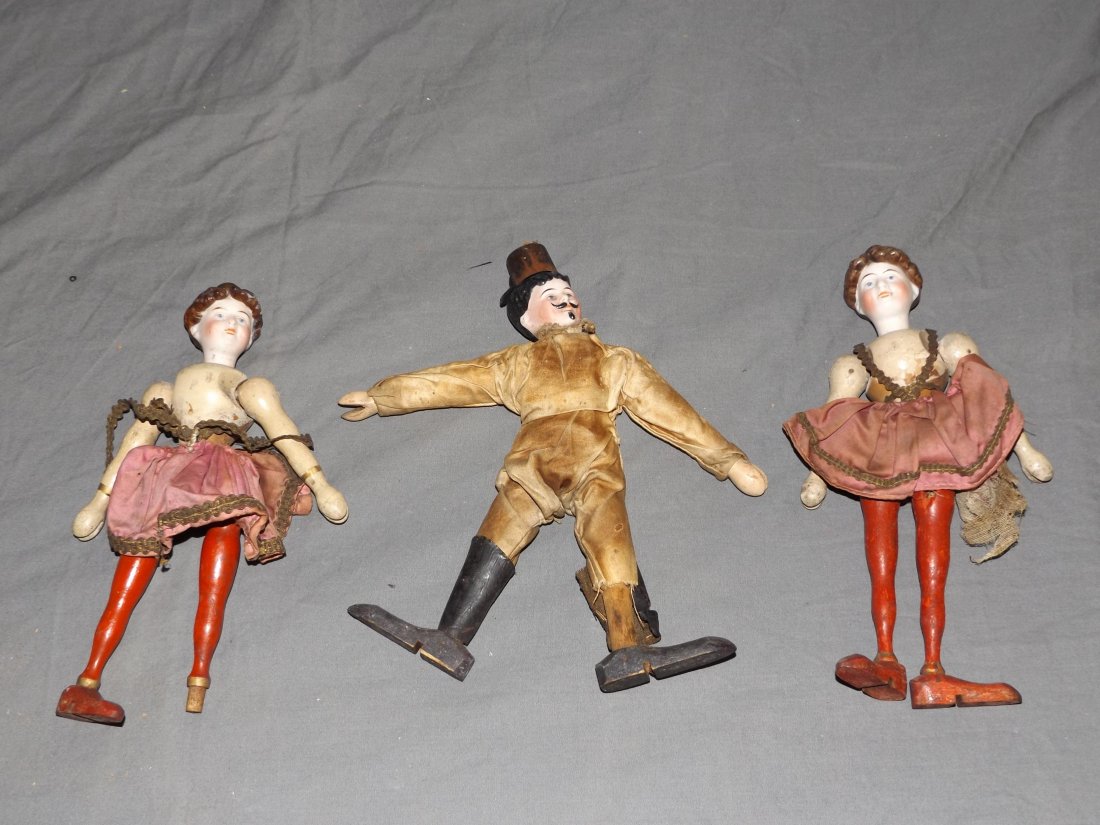 Lot of 3 Schoenhut Circus Figures (1 of 2)