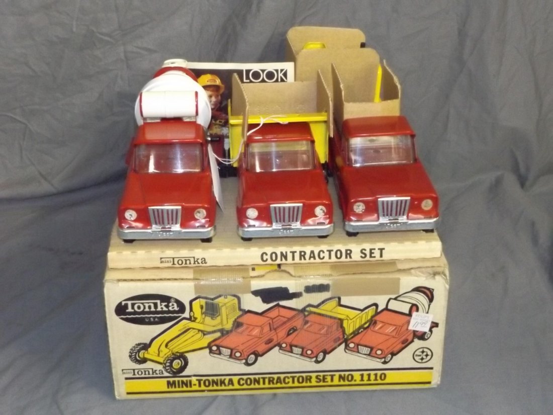 Mini Tonka Contractor Set #1110 in Original Box (1 of 4)