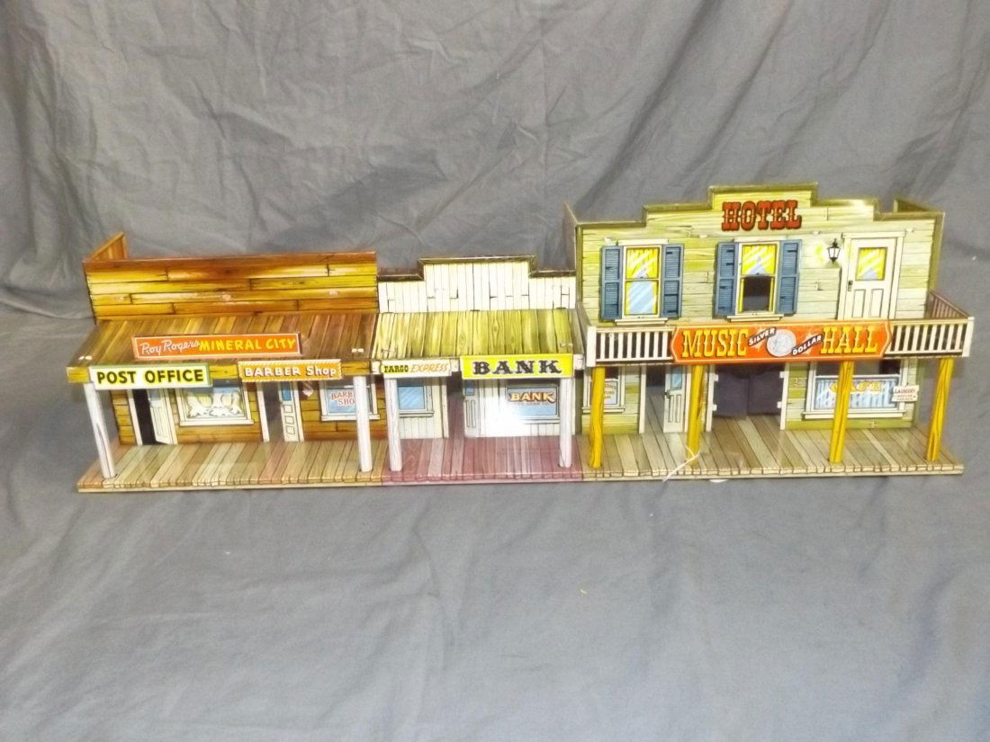 Marx Roy Rogers Mineral City Tin Litho Building