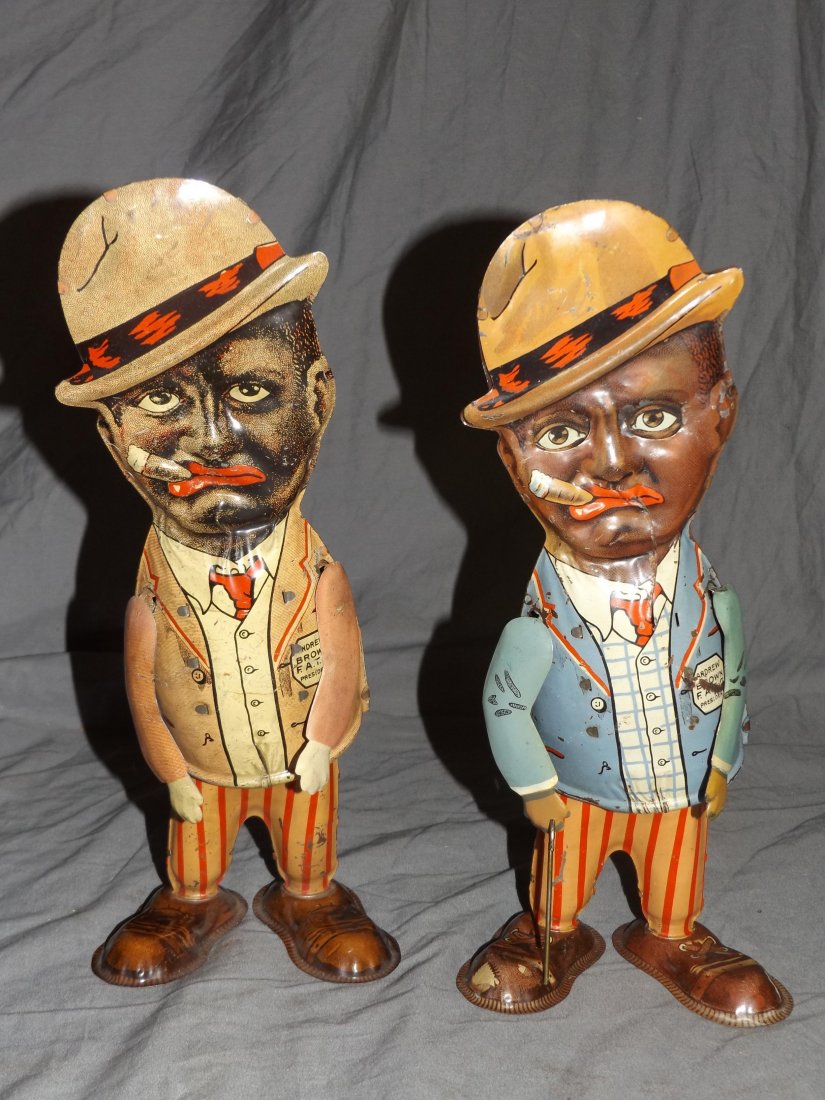 1930's Marx Tin Litho Windup Andy Walkers (1 of 2)