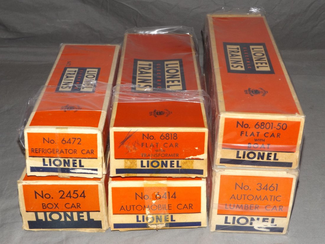 Lot of 6 Boxed Lionel Freight Cars (1 of 4)