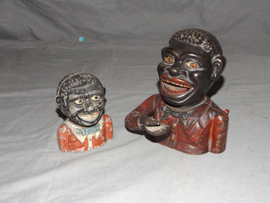 Lot of  2 Black Americana Banks (1 of 3)