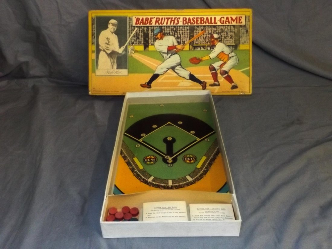 Milton Bradley. Babe Ruth's Baseball Game. (1 of 4)