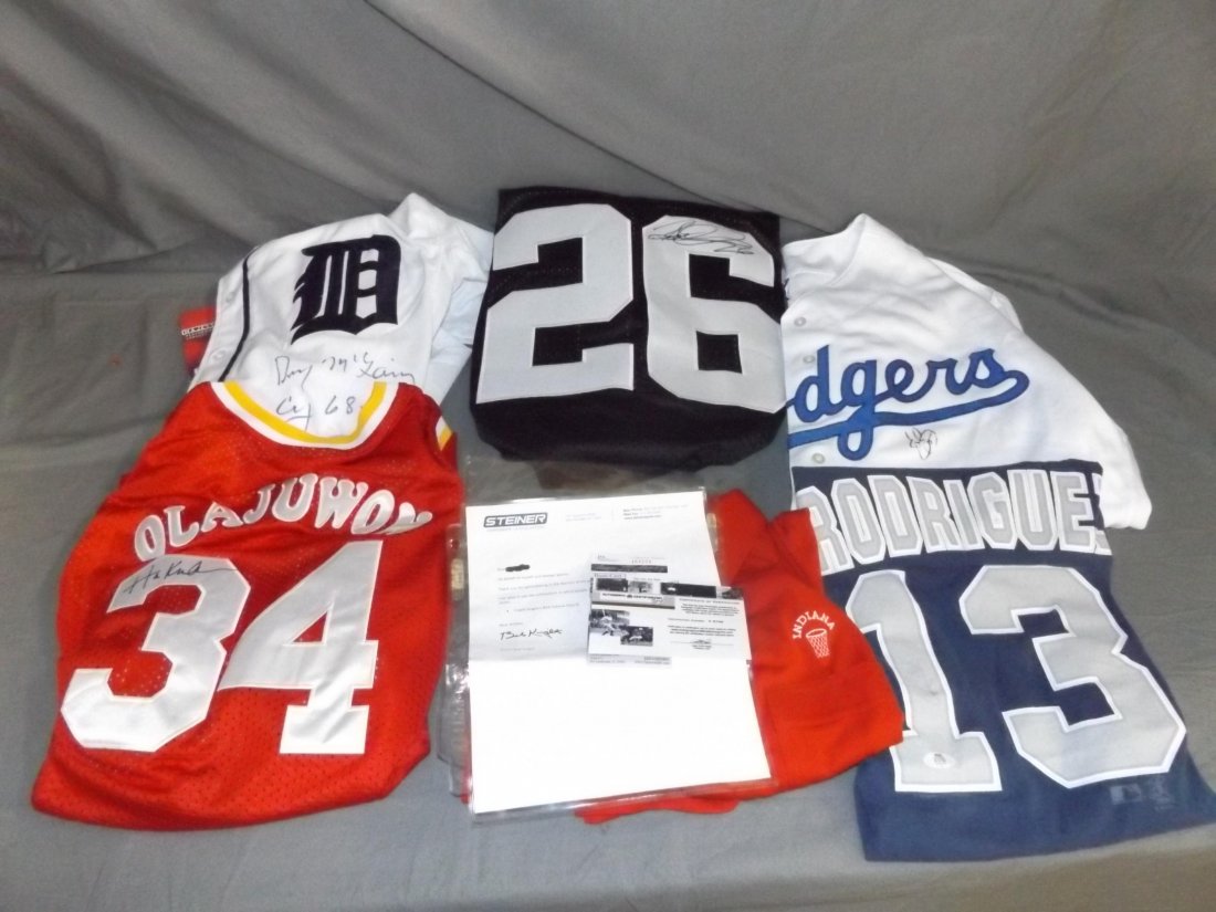 Lot of Assorted Autographed Sports Jerseys (1 of 8)