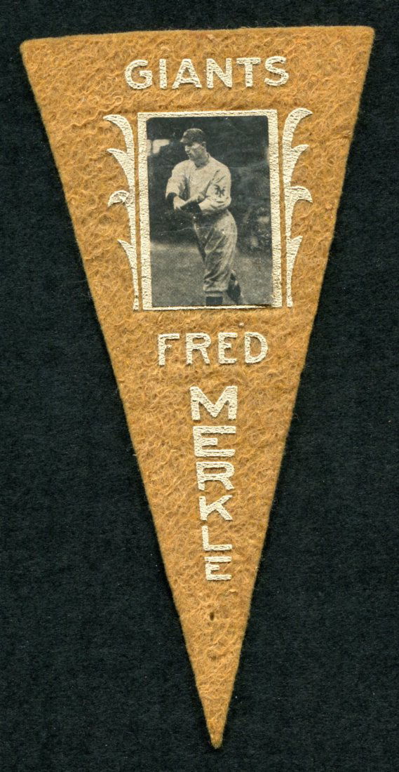 1916 BF2 Fred Merkle Ferguson Bakery Photo Pennant (1 of 1)