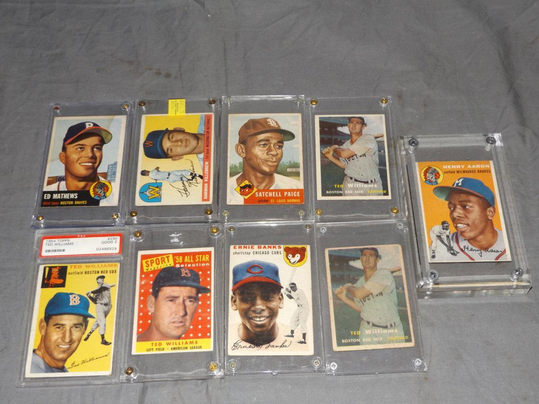 Nine Card Hall of Fame Lot. (1 of 4)